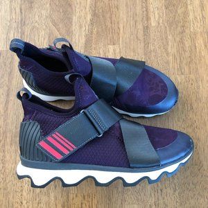 Sorel Women's Kinetic Sneak Sneaker Plum NL3374-506 Size 7.5